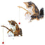 Fishing Cat Ornaments Fish  Landscaping Cartoon Statue Mini Resin Figurine